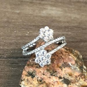 New Fuzion Creations .925 Sterling Silver Cubic Zirconia Ring